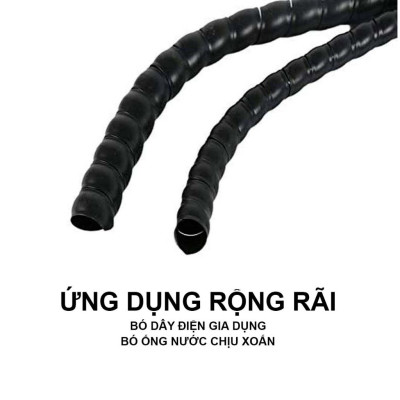 Combo dây vòi rửa xe bọc bảo vệ dây rửa xe cao áp chống mài mòn(Giá trên 1m),vỏ bọc dây tuy ô thủy lực cao áp,lò xo nhựa