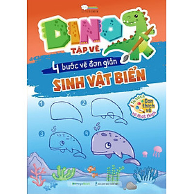 Dino Tập Vẽ - 4 Bước Vẽ Đơn Giản - MEGA