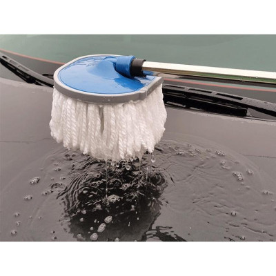 Chổi rửa xe 2 trong 1 kèm vòi nước đa năng tiện lợi hàng tốt bền bỉ tạo bọt, cây lau xe xịt nước | Ô tô Trendy Car