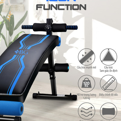BG Ghế tập bụng ALL MODEL - Máy tập thể dục, thể hình, tập gym đa năng phù hợp cho cả nam và nữ