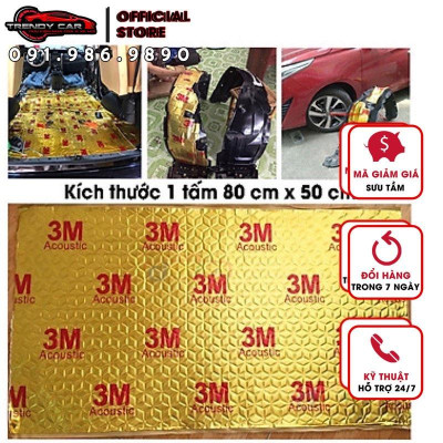 Combo 2 tấm cách âm 2 lớp cao su non dày 3mm làm hốc bánh hoặc sàn xe chống ồn từ gầm và sàn ô tô cao cấp