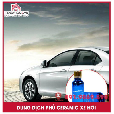 Dung dịch phủ gốm ceramic phủ bóng gương bề mặt đánh bóng thân xe 30ML Phụ kiện xe hơi uy tín