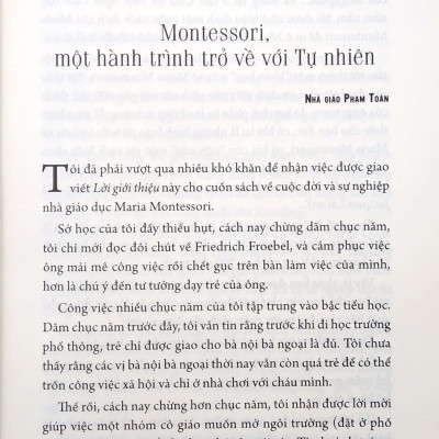 Maria Montessori - Cuộc Đời Và Sự Nghiệp (Tái Bản 2021)