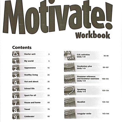 Motivate! 1 Workbook With Online Audio