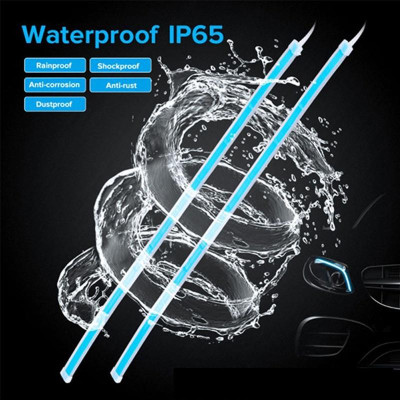 1 Cặp Đèn LED xi nhan ô tô mí DRL Cho Xe Ô Tô chất liệu Ống cao su Mềm Dẻo Đèn Tín Hiệu Rẽ xi nhan chống thấm nước