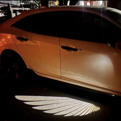 Đèn LED Hình Đôi Cánh Thiên Thần Trang Trí Xe Hơi đèn trang trí xe hơi