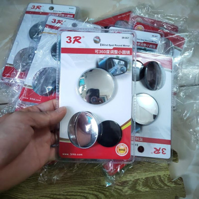 [Gương Cầu Lồi 3R] Gắn Kính Hậu Ô tô Xoay 360 Xóa Điểm Mù