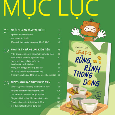 Sách - Sống Đời Rủng Rỉnh Thong Dong - Quán Xuyến Chuyện Tiền Nong, Hướng Về An Tâm Tài Chính