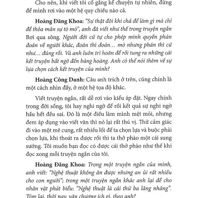 Song Hành Và Đối Thoại