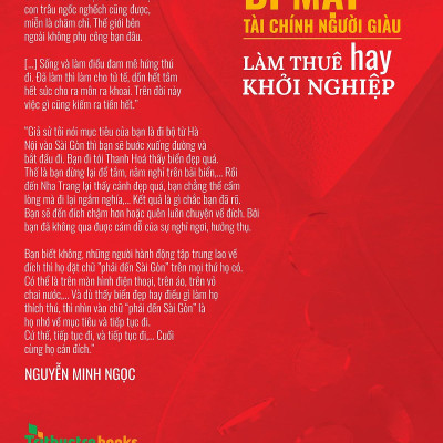Bí mật tài chính người giàu - Làm thuê hay khởi nghiệp