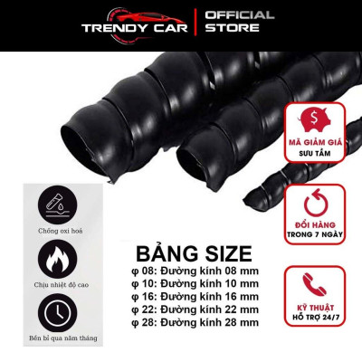 Dây Cáp Ống PE Bảo Vệ Sắp Xếp Cáp Ống Thủy Lực Cuộn Xoắn Ốc Ống Thủy Lực Sắp Xếp Cáp Bảo Vệ Dây Mới Chống Mài Mòn