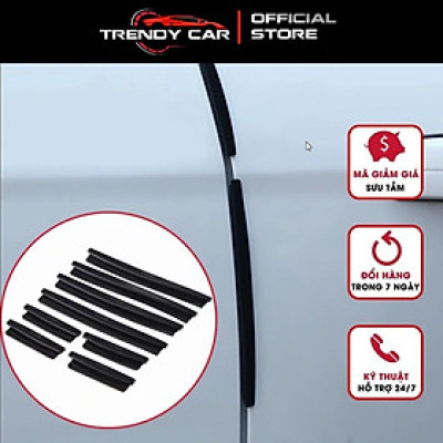 Miếng Dán Cao Su Chống Va Đập Cửa Ô Tô Bảo Vệ Tránh Trầy Xước Cửa Xe Hơi Bộ 8 Cái hàng cao cấp
