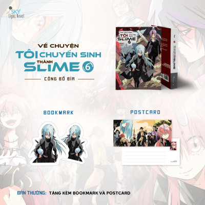 Sách - Về Chuyện Tôi Chuyển Sinh Thành Slime - Tập 6 - Tặng Kèm Bookmark + Postcard