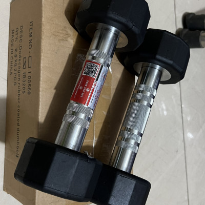 Tạ tay bọc cao su Iron Grip 2.5kg 1 quả T THIEN TRUONG SPORT