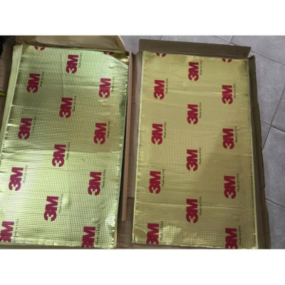 Combo 2 tấm cách âm 2 lớp cao su non dày 3mm làm hốc bánh hoặc sàn xe chống ồn từ gầm và sàn ô tô cao cấp