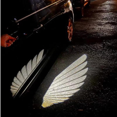 Đèn LED Hình Đôi Cánh Thiên Thần Trang Trí Xe Hơi đèn trang trí xe hơi