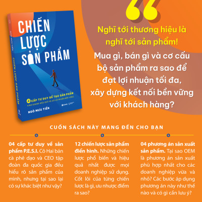 Chiến Lược Sản Phẩm - 4 Cấp Tư Duy Để Tạo Sản Phẩm Kinh Doanh Hiệu Quả Và Có Lợi Nhuận Bền Vững