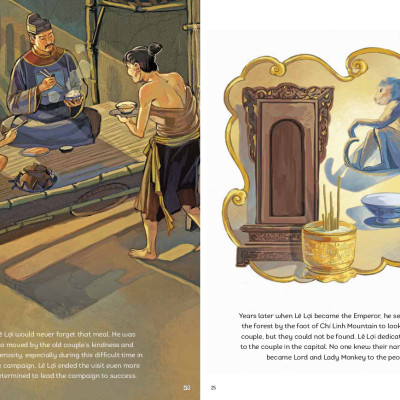 A HISTORY OF VIETNAM IN PICTURES - THE LAM SƠN UPRISING (IN MÀU, BÌA MỀM)