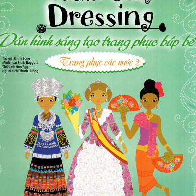 Dán Hình Sáng Tạo Trang Phục Búp Bê - Trang Phục Các Nước 2