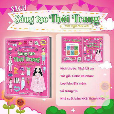 Sách Sáng tạo thời trang (Hơn 100 stickers)