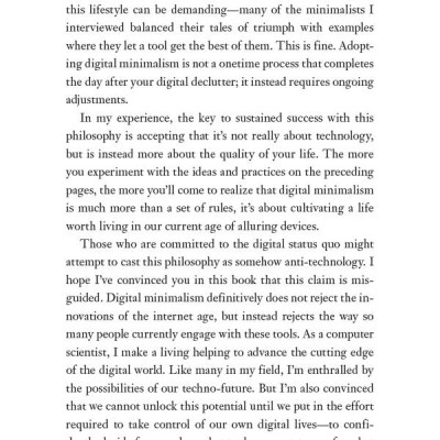 Digital Minimalism: Choosing A Focused Life In A Noisy World