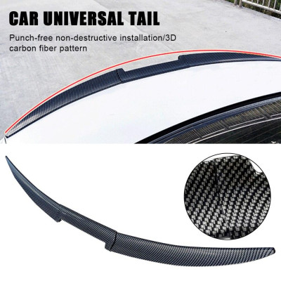 Đuôi Gió, Cánh Lướt Gió Cao Su Vân  3D Xe Ô Tô Phong Cách Thể Thao