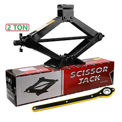 Kích nâng gầm xe ô tô - Kích lốp ô tô chữ A đầu bám xoay 360 độ - Tay siết lực cờ lê 17 tròng tự động