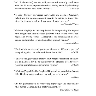 Trigger Warning: Short Fictions And Disturbances