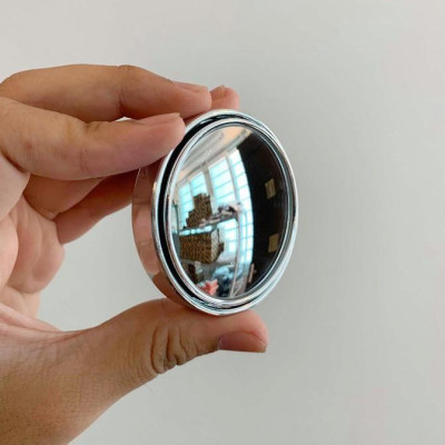 Gương cầu lồi mạ chrome bạc loại xịn dán gương chiếu hậu ô tô, xe hơi xoay 360 độ