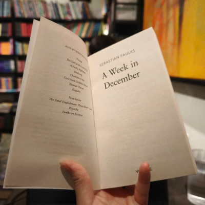 Sách - A Week in December by Sebastian Faulks - Fiction / Novel In English