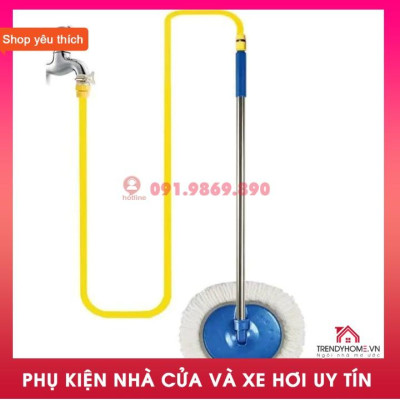 Chổi rửa xe 2 trong 1 kèm vòi nước đa năng tiện lợi hàng tốt bền bỉ tạo bọt, cây lau xe xịt nước | Ô tô Trendy Car