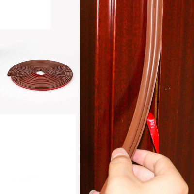 cuộn 6 mét Ron Gioăng Khung Cửa Dán Cao Su Size lớn 10*6, 8, 10, 12, 15mm Phụ kiện Nhà cửa, chống ồn cánh cửa