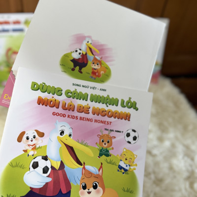 Sách Truyện Ehon Nhật Bản- Combo 10 cuốn Sách Ehon Ươm Mầm Kỹ Năng Sống dành cho trẻ (Song ngữ Việt Anh)