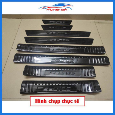 Nẹp bước chân trong  ngoài TITAN ô tô Seltos 2020-2021-2022 chống trầy bảo vệ trang trí xe