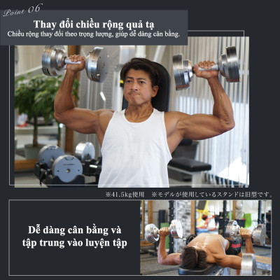 Lysin - 01 quả tạ 32.5kg/02 quả tạ 65kg điều chỉnh trọng lượng 20 cấp độ mỗi lần đổi 1.5kg tạ đòn tập luyện chuyên nghiệp tập gym, tập luyện cơ bắp tập luyện thể thao.