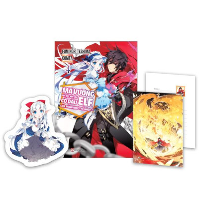 Sách - Ma Vương Tôi Đây Nên Yêu Cô Dâu Elf Của Mình Như Thế Nào? - Tập 4 - Tặng Kèm Bookmark + Postcard