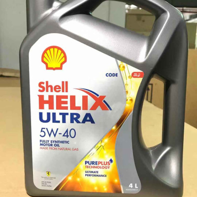 Nhớt tổng hợp 100% dành cho ô tô, xe máy nhập khẩu Shell Helix Ultra 5W40 4L, nhớt siêu chất lương, nhớt cao cấp