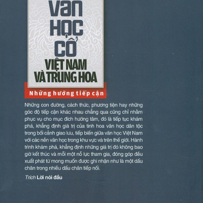 Văn Học Cổ Việt Nam Và Trung Hoa - Những Hướng Tiếp Cận
