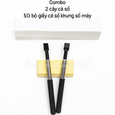 [Tặng Kèm Giấy] Phụ Kiện Cà Số Khung Số Máy Đa Năng – Phù Hợp Cho Xe Máy Và Ô Tô – Giá Tốt