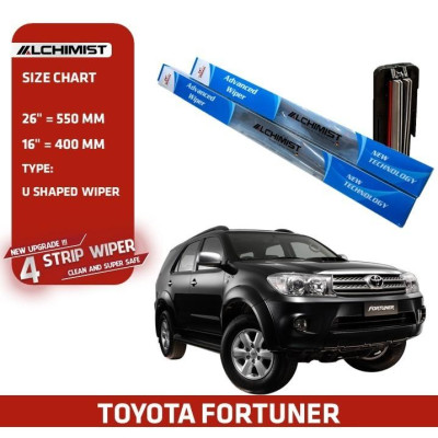 Gạt Mưa Xe Ô tô Toyota Vios Theo Từng Đời Xe,Loại Silicon 4 Lưỡi Cao Cấp, Thiết Kế Thông Minh, Gạt Êm Và Sạch Hơn