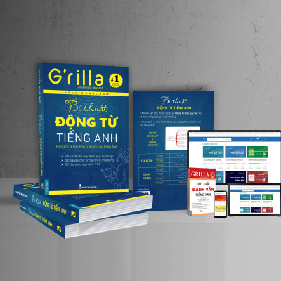 Sách - Bí thuật Động từ tiếng Anh GRILLA, kèm App học miễn phí