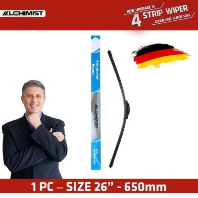 Gạt Mưa Xe Ô tô VINFAST Loại Silicon 4 Lưỡi Cao Cấp, Thiết Kế Thông Minh, Gạt Êm Và Sạch Hơn