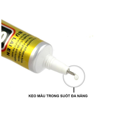 Keo E8000, Keo dán đa năng, dán Gốm sứ, thủy tinh, da, nhựa, sợi, kim loại, đá...(BULAIEN) Phụ kiện làm nail, điện thoại
