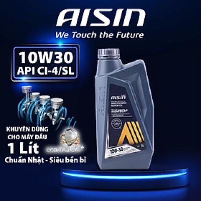 Dầu Nhớt Bán Tổng Hợp AISIN Econtech+ CI4/SL 10W30 1 Lít ECSI1031PB - Nhập Khẩu Chính Hãng