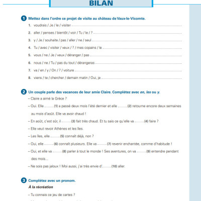 Sách học tiếng Pháp: En Contexte : Exercices de grammaire A2