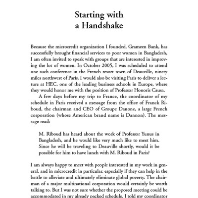 Creating a World Without Poverty