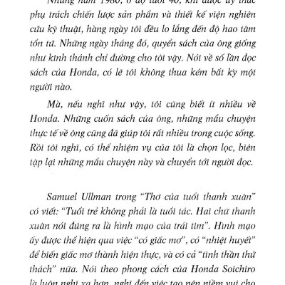 Một Phút Với Honda Soichiro