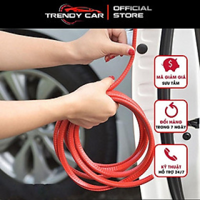 Nẹp u lõi thép, ron viền cánh cửa chữ u chống va đạp dành cho xe hơi, oto