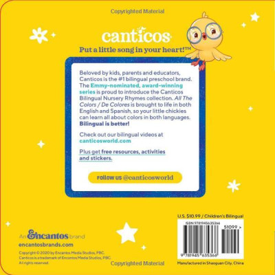 All The Colors / De Colores: Bilingual Nursery Rhymes