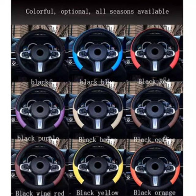  Bọc da vô lăng ô tô thể thao loại tốt bám tay thiết kế đẹp mắt phù hợp các loại xe phổ thông Nội thất Trendy Car